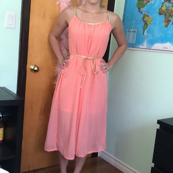 Peach Formal Dress - Picture 7 of 8